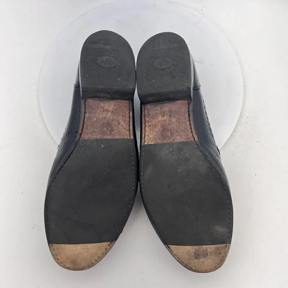 Mezlan Rodeo Men Size 9.5 M Fringe Tassel Loafer Dress Shoes Black Leather
